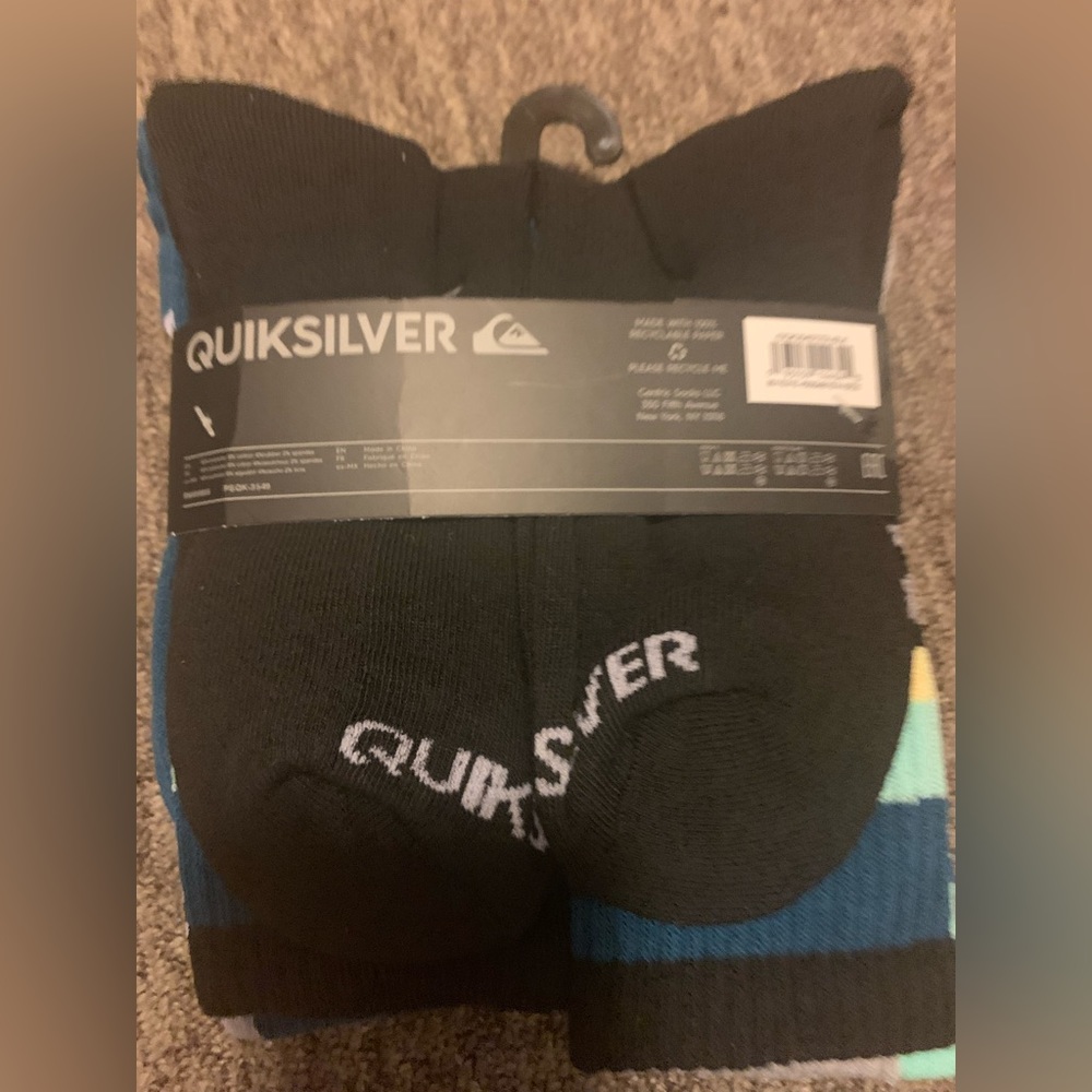 MENS QUICKSILVER SOCKS